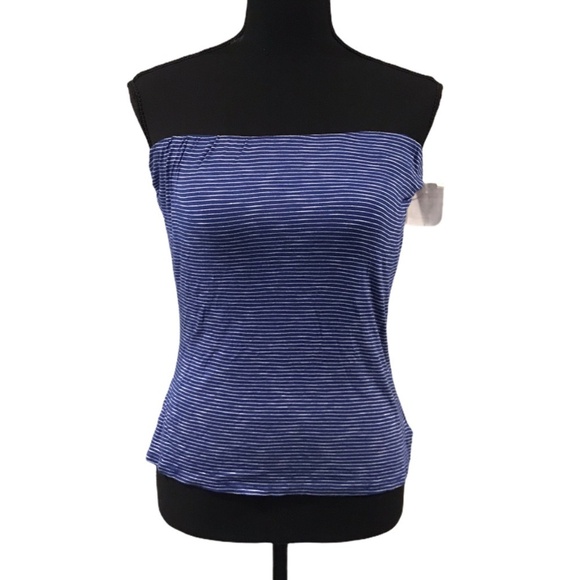 Socialite Striped Tube Top Medium - Picture 1 of 5